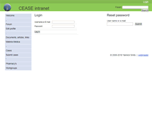 Tablet Screenshot of intranet.cease-therapy.com